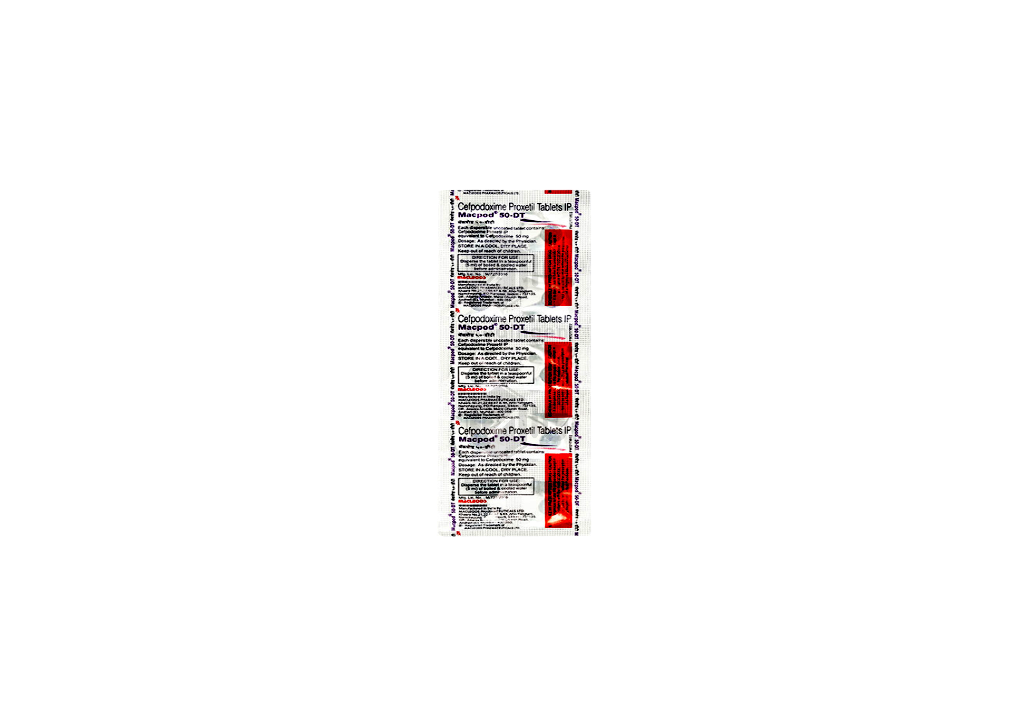MACPOD DT 50MG